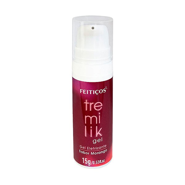Tremilik Gel Vibrador Líquido Beijável Unissex 15g Feitiços - Morango