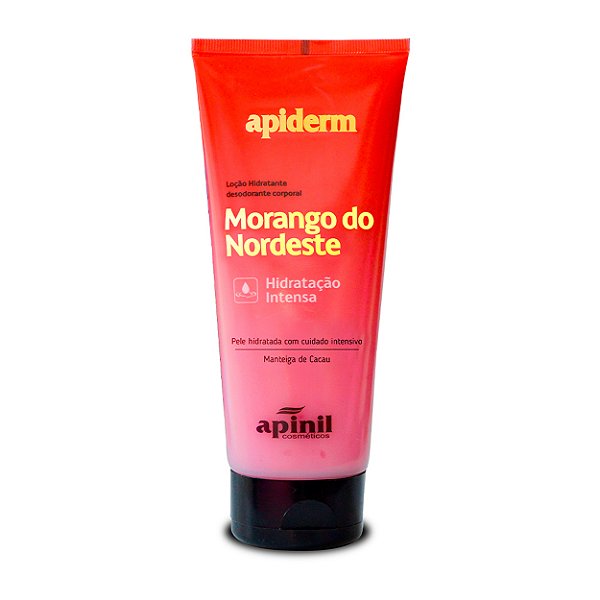Loção Hidratante Corporal 190g Apinil - Morango Do Nordeste