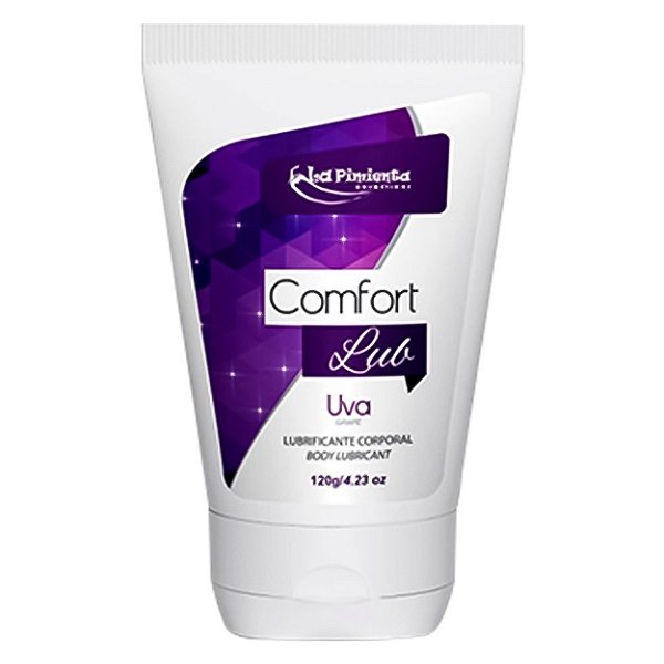 Comfort Lub Lubrificante Aromático 120g La Pimienta - Uva