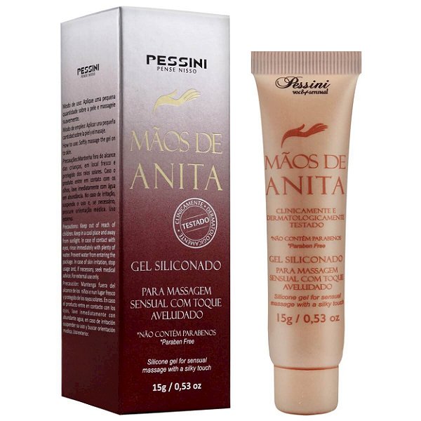 Gel Siliconado Com Toque Aveludado Mãos De Anita 15g Pessini