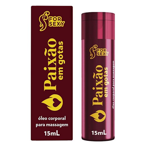 Paixão Em Gotas Lubrificante Hot 15ml For Sexy
