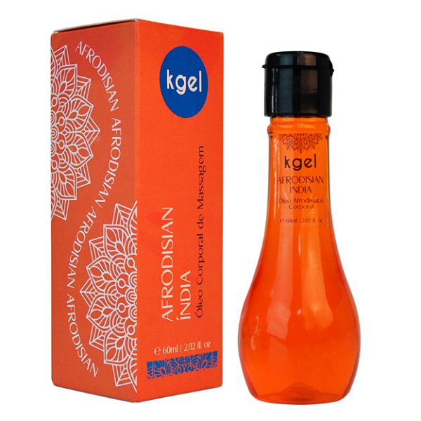 óleo Corporal Afrodisian índia 60ml Kgel - Índia
