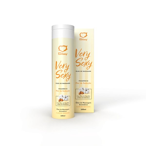 Very Sexy óleo Corporal Aromático 100ml Sexy Fantasy - Flor De Sedução