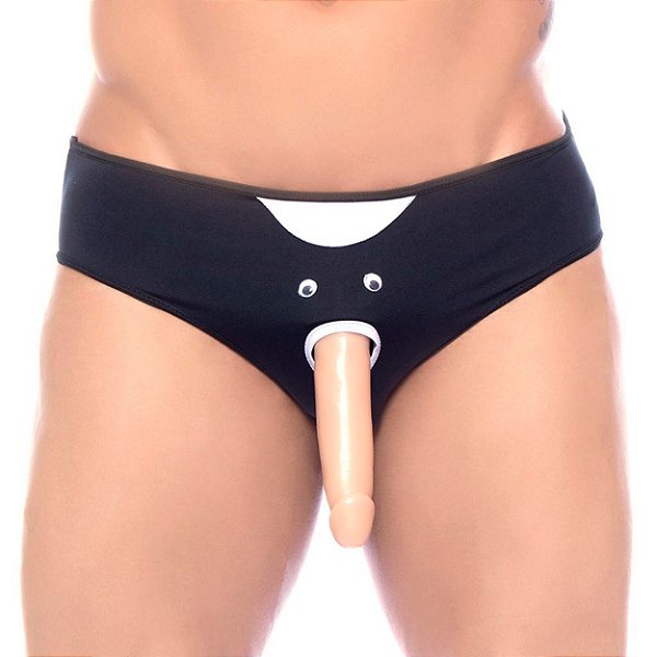 Cueca Masculina Pinoquio Ana Intima - Preto