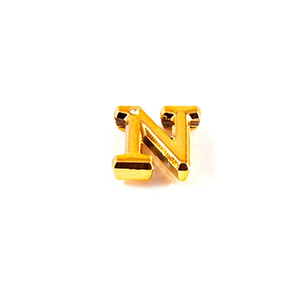 Letras Em Abs Dourado Com Strass Para Personalização Hard - N