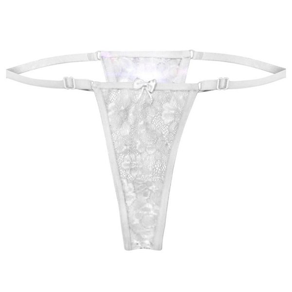 Tanga Led Pisca Pisca Com Lacinho Diversão Ao Cubo - Branco - M