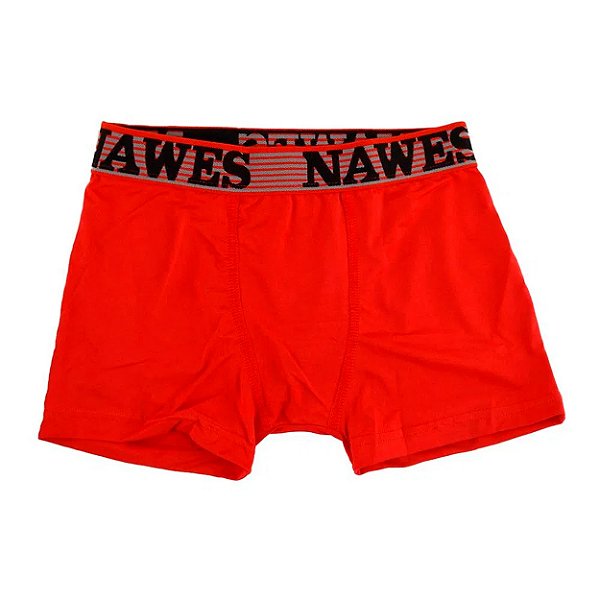 Cueca Boxer Adulto Em Microfibra Nawes - Vermelho - P