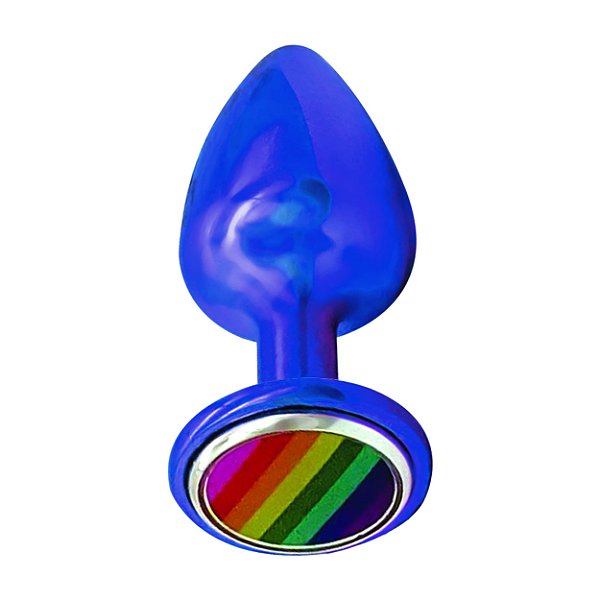 Plug Anal De Metal Grande Pride Lgbt Hard - Lilas