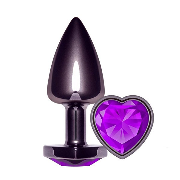 Plug Anal Coração Unique Fumê La Pimienta - Lilas