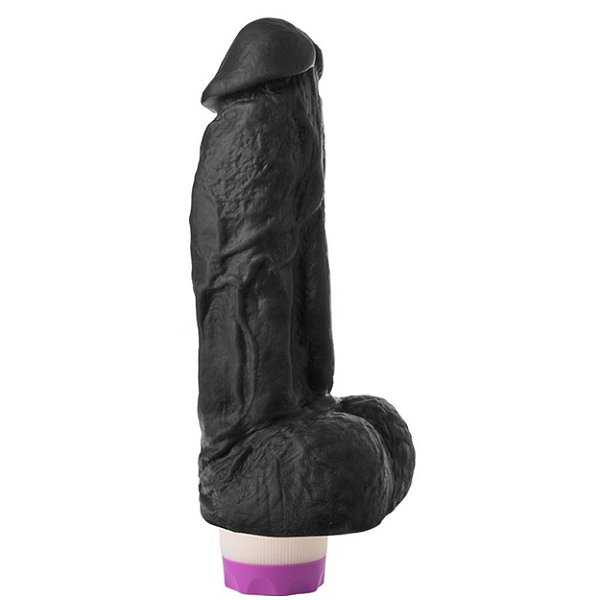 Pênis Vibrador 20 X 4 Cm Soulsex - Preto