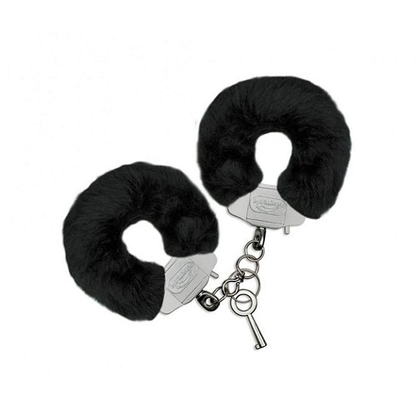Algema Em Metal Com Pelúcia La Pimienta - Preto