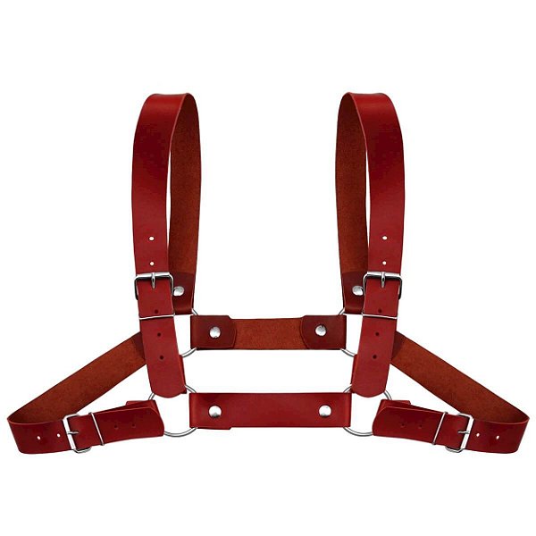 Arreio Cratos Harness Dominatrixxx - Vermelho