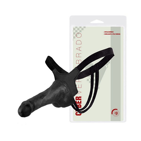 Cinta Com Prótese 12 X 3,3 Cm K Gel - Preto