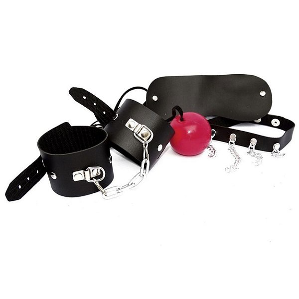 Kit Prisioneira 03 Dominatrixxx - Rosa