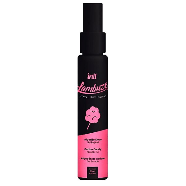 Lambuze Gel Beijável Para Massagem 55g Intt - Algodão Doce