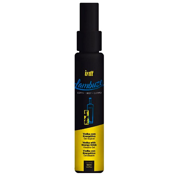 Lambuze Gel Beijável Para Massagem 55g Intt - Vodka Com Energético