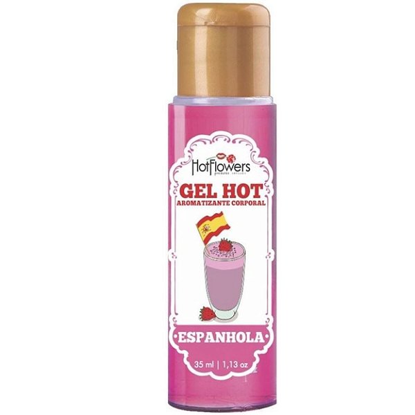 Gel Comestível Hot 35ml Hot Flowers - Espanhola
