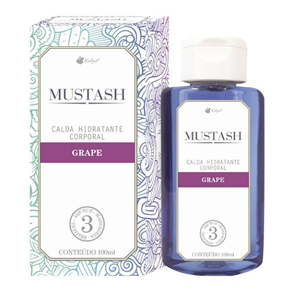Mustash Grape Creme Hidratante Corporal 100ml Kalya