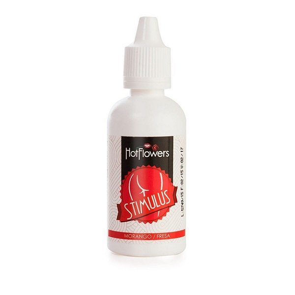 Stimulus Lubrificante Anal Aromático 15ml Hot Flowers - Morango