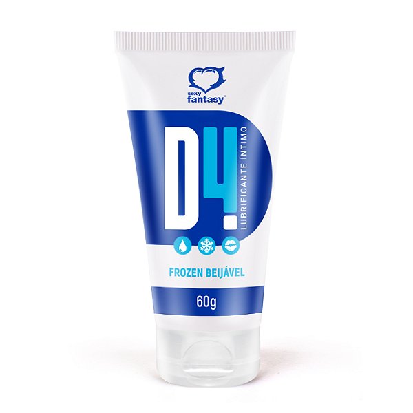 D4 Gel Lubrificante Frozen 60g Sexy Fantasy - Menta