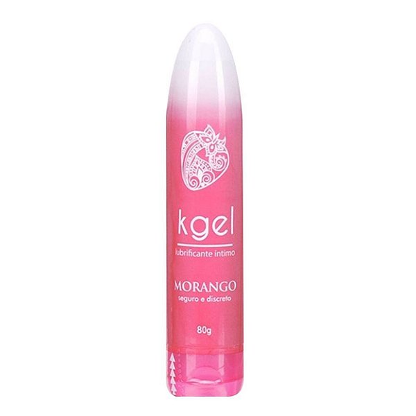 Lubrificante íntimo 80gr K Gel - Morango