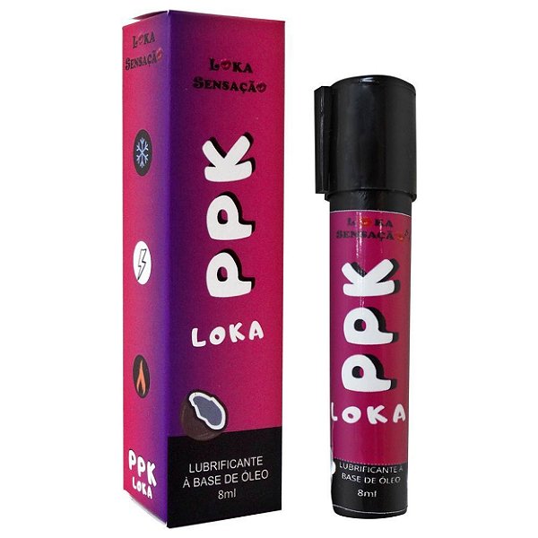 Ppk Loka Lubrificante Funcional Beijável 8ml Loka Sensação
