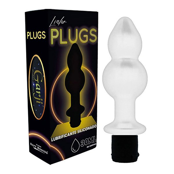Linha Plugs Gel Corporal Lubrificante Siliconado 30ml Garji