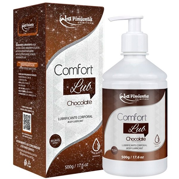 Lubrificante Corporal Comfort Lub 500g La Pimienta - Chocolate