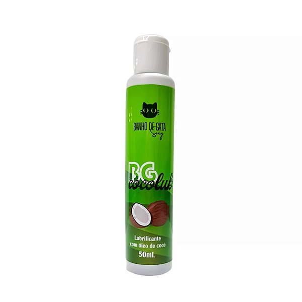 Lubrificante Com óleo De Côco Bg Cocolub 50ml Banho De Gata - Coconut