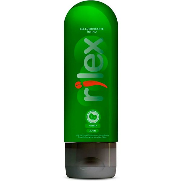 Gel Lubrificante íntimo Aromático 200g Rilex - Menta