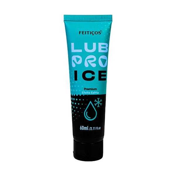 Lubpro Ice Gel Lubrificante Premium 60ml Feitiços Aromáticos