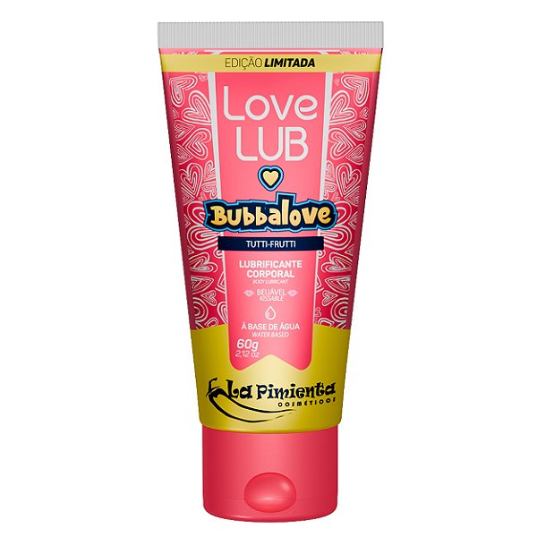 Love Lub Lubrificante Bubbalove 60g La Pimienta - Tutti Frutti