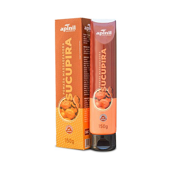 Pomada Massageadora Sucupira 150g Apinil Cosméticos