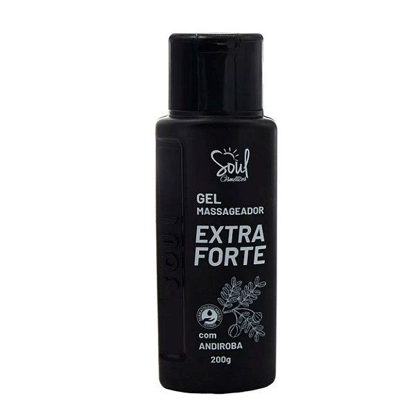 Gel Massageador Extra Forte Com Andiroba 200g Soul Cosméticos