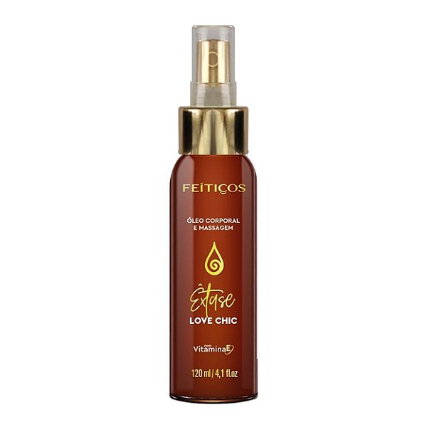 óleo Em Spray Para Massagem Corporal Com Vitamina D 120ml Feitiços - Love Chic