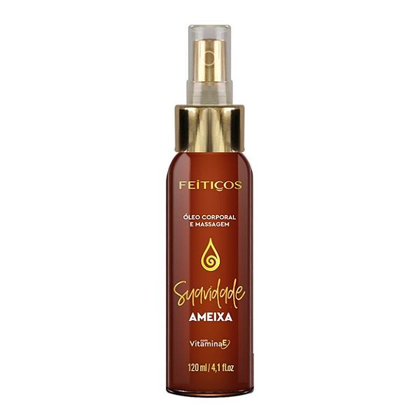 óleo Em Spray Para Massagem Corporal Com Vitamina D 120ml Feitiços - Ameixa