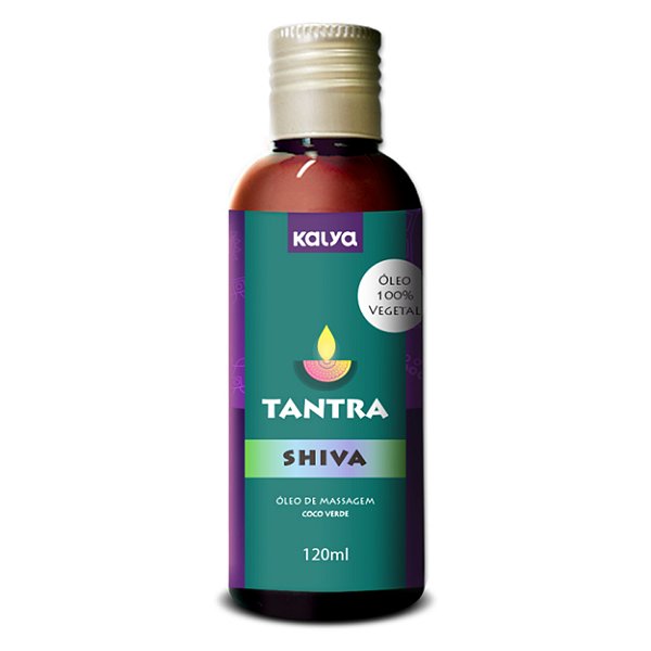 Tantra Shiva 120ml óleo 100% Vegetal Kalya - Shiva (Coco Verde)