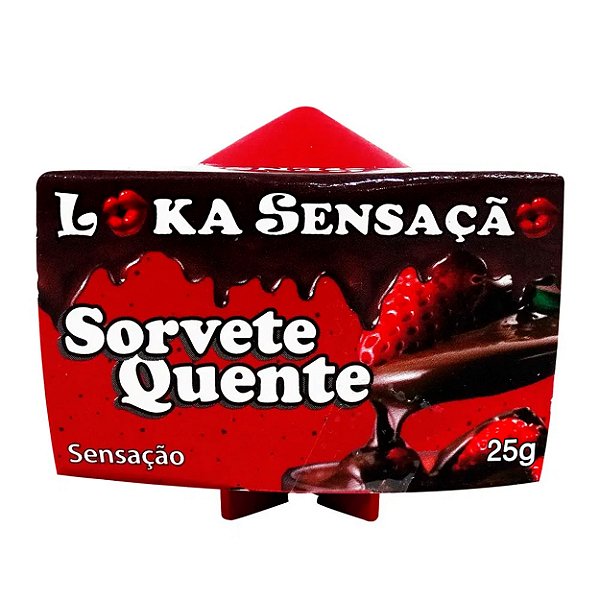Vela Sorvete Quente 25g Loka Sensação - Sensação
