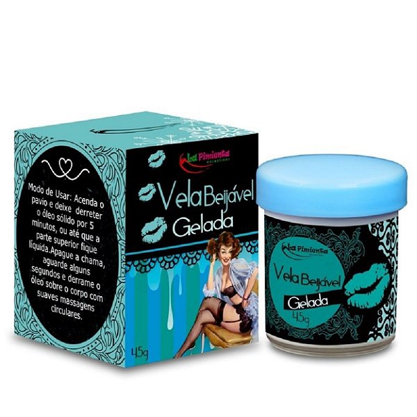 Vela Beijável Gelada Para Massagem 45g La Pimienta - Ice