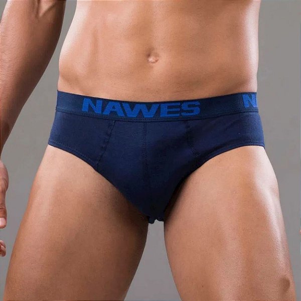 Pacote Com 3 Cuecas Slip Em Algodão Nawes - P