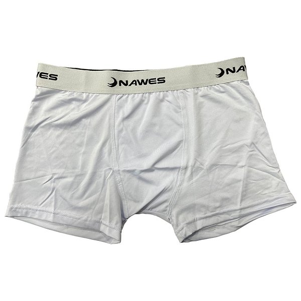 Cueca Boxer Adulto Em Microfibra Nawes - Branco - GG