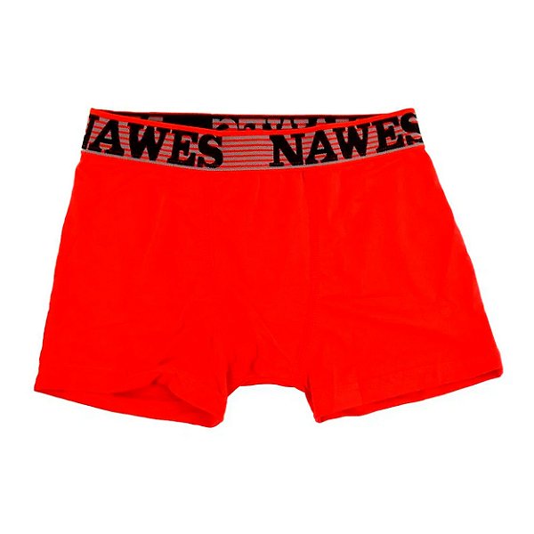 Cueca Boxer Adulto Em Cotton Nawes - Vermelho - M