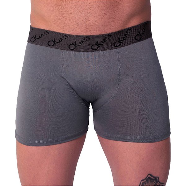 Cueca Boxer Microfibra Rexton - Grafite - P
