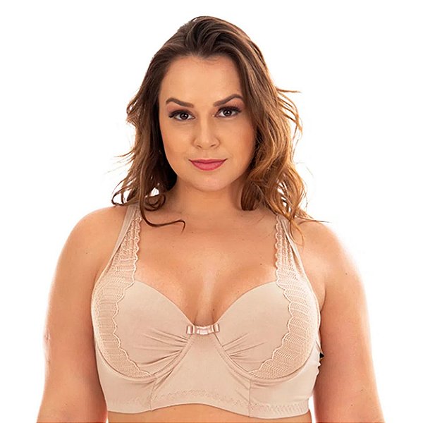Sutiã Plus Size Reforçado Carla Patitex - Chocolate - 50