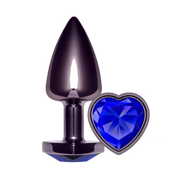 Plug Anal Coração Unique Fumê La Pimienta - Azul