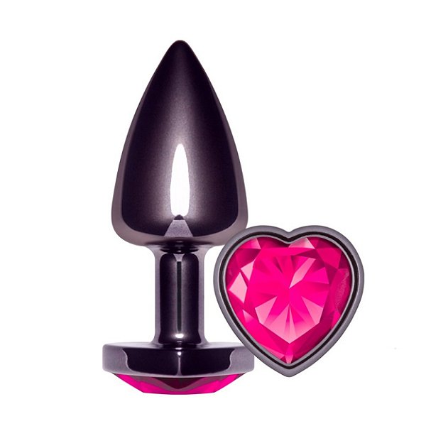 Plug Anal Coração Unique Fumê La Pimienta - Pink
