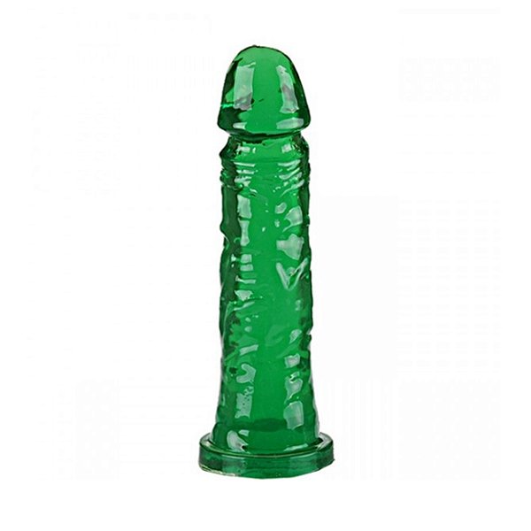 Pênis de Borracha Maciça Aromática 17,5x3,8cm K Gel - Hortelã