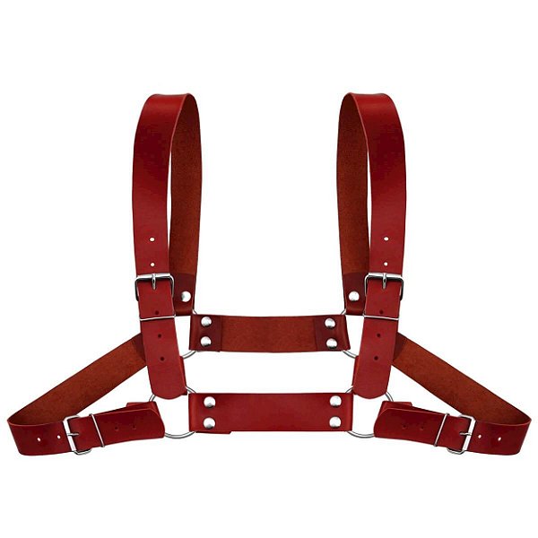 Arreio Aquiles Harness Dominatrixxx - Vermelho