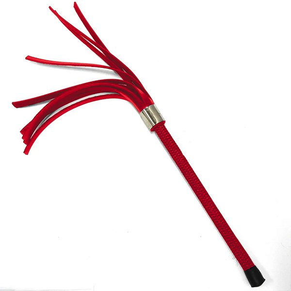 Chicotinho Simples Tiras 12cm Dominatrixxx - Vermelho