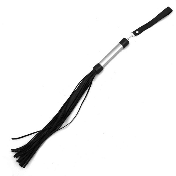 Chicote Base Alumínio Com 24 Tiras 40cm Dominatrixxx